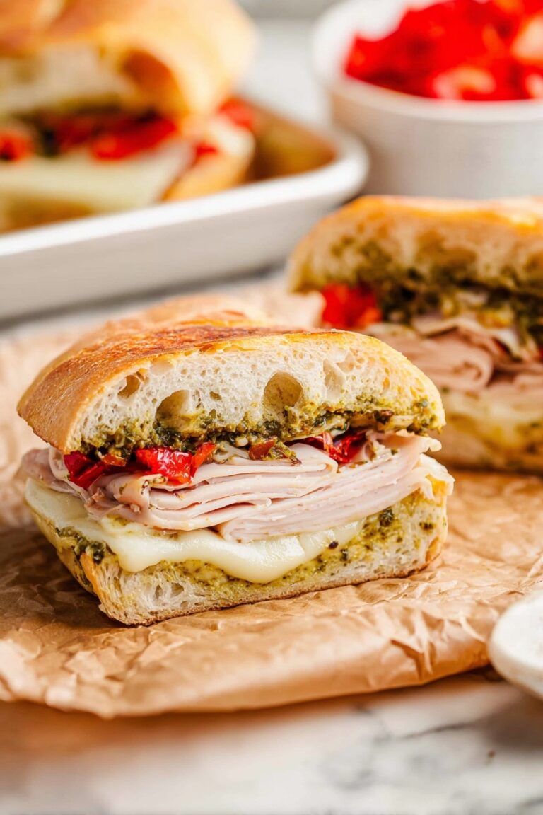 Copycat Starbucks Turkey Pesto Sandwich Recipe
